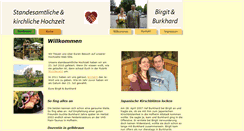 Desktop Screenshot of birgit-heiratet.burkhard-welzel.de