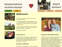 Tablet Screenshot of birgit-heiratet.burkhard-welzel.de